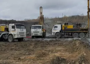 Бурение скважин под взрывы